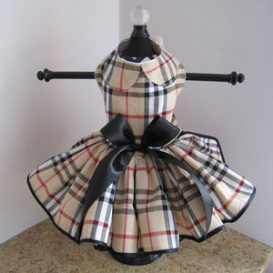 Fashion Plaid Dog Dress