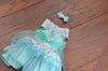 Robbin egg Tiffany Blue Style Dress with swarovski blings