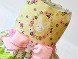 Easter Floral Bunny harness dress for a dog