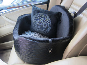 black сar seat car seat for dogs car seat for cats  car seat car seat for small breed dog, dog bed