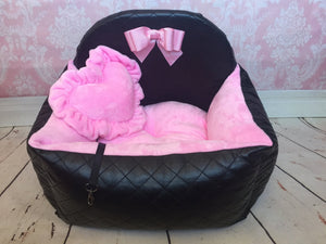 car seat car seat for dogs car seat for cats black car seat car seat for small breed dog, dog bed