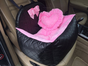 car seat car seat for dogs car seat for cats black car seat car seat for small breed dog, dog bed