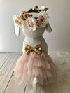 Dog dress, Dog clothes, Dog wedding dress