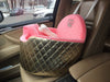 gold and pink сar seat car seat for dogs car seat for cats  car seat car seat for small breed dog, dog bed