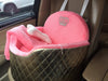 gold and pink сar seat car seat for dogs car seat for cats  car seat car seat for small breed dog, dog bed