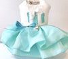 Sniffany Tiffany Style Gift Box dog Dress with swarovski blings