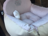 car seat car seat for dogs car seat for cats beige car seat car seat for small breed dog, dog bed