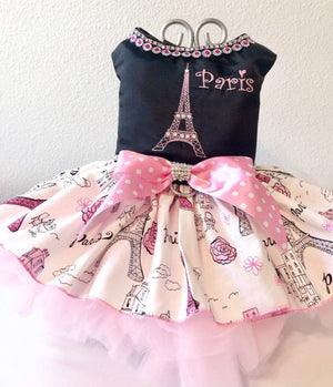 Eiffel Tower Paris dog Dress