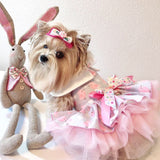 Easter Pink Chicks dog dress